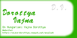 dorottya vajna business card